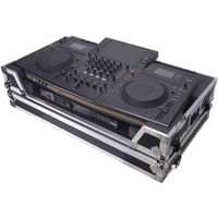 ProX XS-OPUSQUADW ATA Flight Style Road Case For Pioneer Opus Quad DJ Controller with 1U Rack Space and Wheels