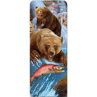 Grizzly's Lunch, 3-D Bookmark with Tassel