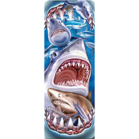 3D Bookmark (Shark Attack)