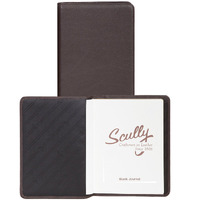 Scully Plonge Leather Desk Journal - Blank Page Notebook (Chocolate)