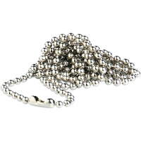 SICURIX Metal Chain Lanyards 30  Other Metal Chain 100 Pack Chrome (69130)