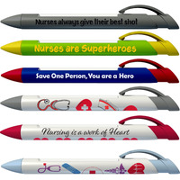 Greeting Pen Nurse Appreciation 6 Designs Rotating Message 6 Pen Set (36067)