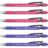 Greeting Pen Mom Comfort Feel Stylus Metal Pen Duo - 6 Pack (6080)