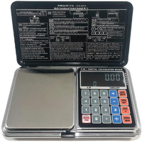 Optima Home Scales Atom Pocket Weigh Scale Black/Silver, At-202