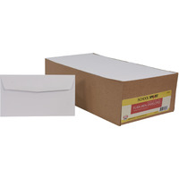 School Smart #6-3/4 Envelopes, 3-5/8 x 6-1/2 Inches, White, Pack of 500