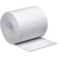 3 in. x 100 ft., white bond rolls for Hypercom: P8, PSF, T77-F, T77-S, (50 /case). B300100HY