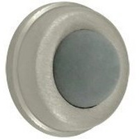 PatioPlus 1 in. Diameter Flush Bumper44; Satin Nickel - Solid