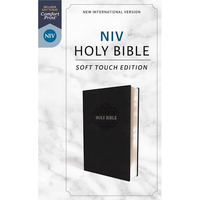 NIV, Holy Bible, Soft Touch Edition, Imitation Leather, Black, Comfort Print