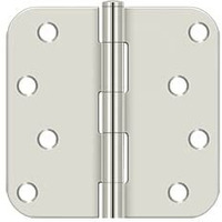 Rad Hinge - Polished Nickel - 4 x 4 x 0.625 in.