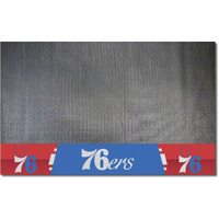 FANMATS 14217 Philadelphia 76ers Vinyl Grill Mat - 26in. x 42in. - Deck Patio Protective Mat | Oil, flame, and UV resistant