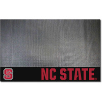 FANMATS 13322 NC State Wolfpack Vinyl Grill Mat - 26in. x 42in. - Deck Patio Protective Mat | Oil, flame, and UV resistant -  NCS  Primary Logo