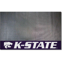 FANMATS 18099 Kansas State Wildcats Vinyl Grill Mat - 26in. x 42in. - Deck Patio Protective Mat | Oil, flame, and UV resistant