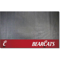 FANMATS 18280 Cincinnati Bearcats Vinyl Grill Mat - 26in. x 42in. - Deck Patio Protective Mat | Oil, flame, and UV resistant