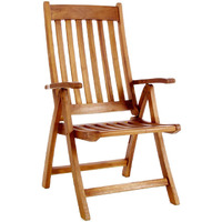 All Things Cedar TF44 Teak Folding Arm Chair