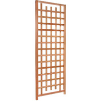 All Things Cedar TS33 Cedar Outdoor Trellis Single Panel Wood | Handcrafted ith Snug-Fitting Parts and Sanded Finish | Ideal for Climbing Plants and Patio Privacy Screens (33x2x84)