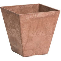 Novelty Manufacturing 243548 12 in. Ella Square Planter44; Rust - Pack of 5