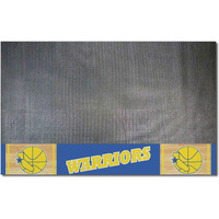 FANMATS 35292 NBA Retro Golden State Warriors Vinyl Grill Mat - 26in. x 42in.