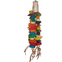 A&E Cage Company X-Large Trapezoid Bird Toy Wood/Rope