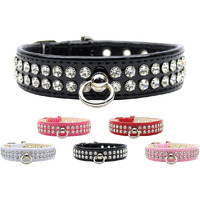 Dog, Puppy & Pet Collar,  Patent Jewel 72  Light Pink 22