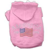 Mirage Pet Product Classic American Hoodies Pink XXXL(20)