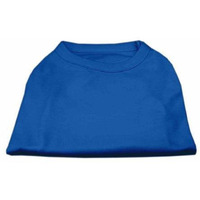 Blank, Plain Dog Shirt for Pets 20-115 Pounds Blue XXL (20-25 lbs)