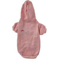 Mirage Pet Products 12-Inch Believe Hoodies, Medium, Pink