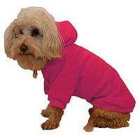 Pet Life Plush Cotton Pet Hoodie Pink SM