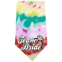 Mirage Pet Products Team Bride Screen Print Bandana Tie Dye