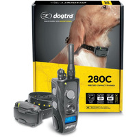 Dogtra 280C Waterproof 127-Level Precise Control LCD Screen 1/2-Mile Remote Training Dog E-Collar