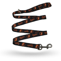 Rico Industries MLB Baltimore Orioles Pet LeashPet Leash Size S/M, Team Colors, Size S/M