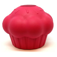 SodaPup MuttsKickButt Cupcake  Durable Dog Treat Dispenser & Chew Toy Made in USA from Non-Toxic, Pet Safe, Food Safe Natural Rubber for Mental Stimulation, Problem Chewing, Calming Nerves & More