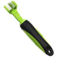 Pet Life  'Denta-Clean' Dual-Sided Action Bristle Pet Toothbrush