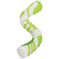 Pet Life  'Denta-Twist' TPR Durable Dental Chew Toy