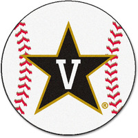 Fanmats Vanderbilt Commodores Baseball-Shaped Mat