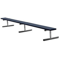 BSN BEPE08CB 75' Surface Mount Bench Without Back, Royal