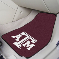 Texas A&M University Carpet Car Mat Set - 2 Pieces