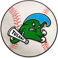 Tulane Baseball Mat 27  diameter