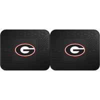 Georgia Bulldogs 14  x 17  Utility Mat (Set of 2)