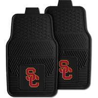 Southern California Heavy Duty 2-Piece Vinyl Car Mats 17 x27