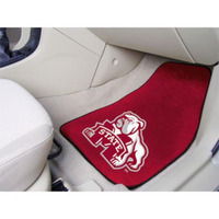 Fanmats 5275 MSU - Mississippi State University Bulldogs 17  x 27  Carpeted Car Mat Set