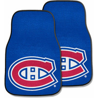 Fanmats 10406 NHL Montreal Canadiens Front Row Nylon Carpet Car Mat - 2 Piece