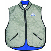 HyperKewl Evaporative Cooling Deluxe Sport Vest - SILVER-X-SMALL