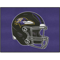 FANMATS 5673 NFL - Baltimore Ravens All-Star Mat | Purple | 33.75 x42.5  | Ravens Helmet Logo