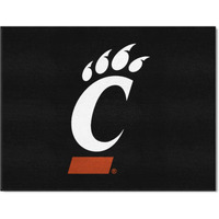 FANMATS 1246 University of Cincinnati All-Star Mat | Black | 33.75 x42.5  | Claw C Primary Logo