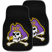 Fanmats East Carolina University 2-pc Carpet Car Mat Set/17 x27