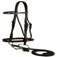 GATSBY LEATHER COMPANY 102-C COB Flat Snaffle Bridle