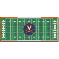 FANMATS NCAA University of Virginia Cavaliers Nylon Face Football Field Runner , 30 x72