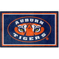 Fanmats 6277 Auburn University Tigers 4' x 6' Nylon Rug