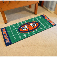 Fanmats Auburn Tigers NCAA Starterin. Floor Mat Football Field Runner/30 x72