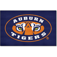 FANMATS 5147 Auburn Tigers Ulti-Mat Rug - 5ft. x 8ft. | Sports Fan Area Rug, Home Decor Rug and Tailgating Mat - Tiger Eyes Secondary Logo